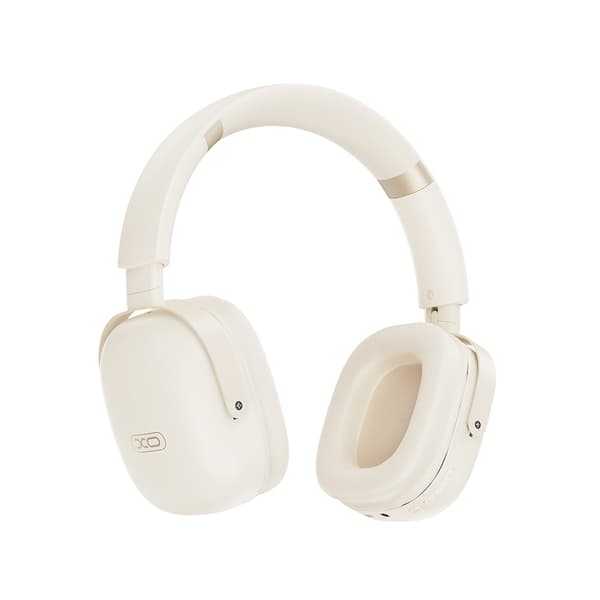 XO over-ear Bluetooth-kuulokkeet, joissa on 30 tunnin akunkesto ja mukava muotoilu - Beige