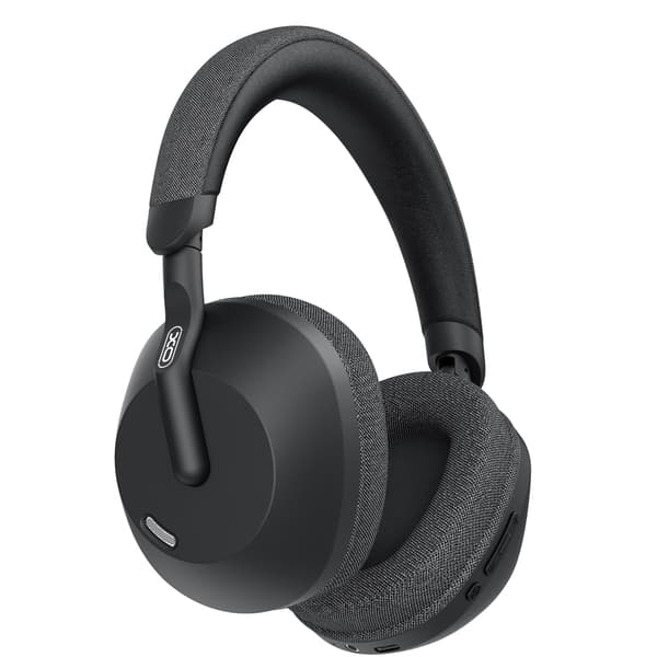 XO over-ear Bluetooth-hovedtelefoner med ANC og 36 timers spilletid - Svart