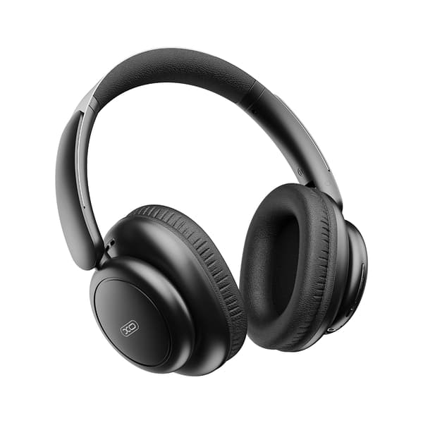 XO Over-Ear Bluetooth-headset med ANC og 100 timers batterilevetid - Svart