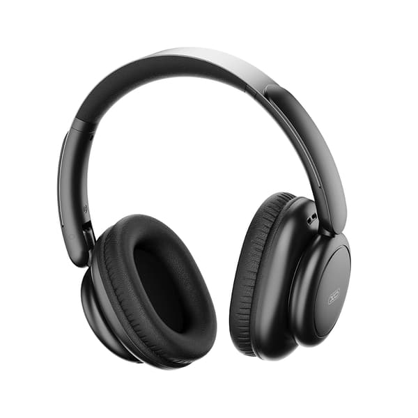 XO Over-Ear Bluetooth-headset med ANC og 100 timers batterilevetid - Svart