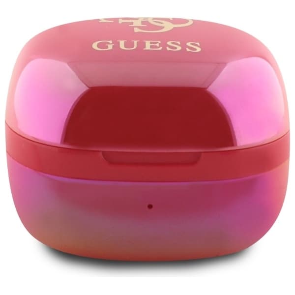 Guess TWS In-Ear Hörlurar Bluetooth Iridescent 4G Printed Logo - Fuschia