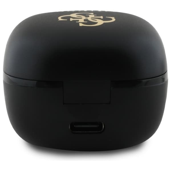 Guess TWS In-Ear Hörlurar Bluetooth Iridescent 4G Printed Logo - Svart