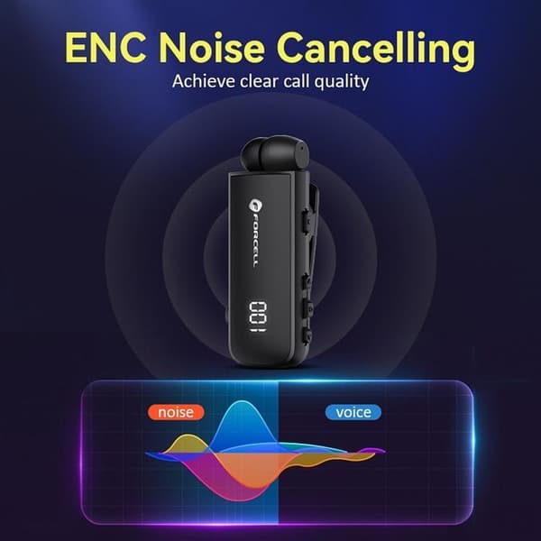 Forcell Trådlösa In-Ear Hörlurar Drive - Svart