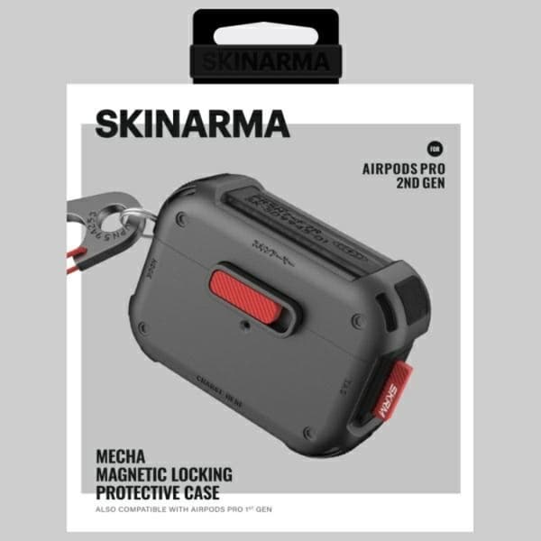 Skinarma Airpods Pro 2 Skal Mecha - Gunmetal