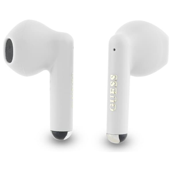 Guess TWS In-Ear Hörlurar Bluetooth Printed Classic Logo - Vit