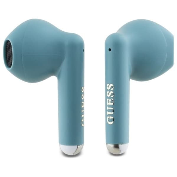 Guess TWS In-Ear Hörlurar Bluetooth Printed Classic Logo - Turkos
