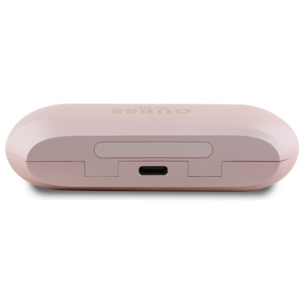 Guess TWS In-Ear Hörlurar Bluetooth Elongated Metalic Printed Logo - Rosa