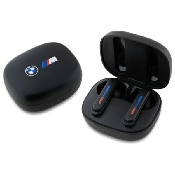 BMW In-Ear Hörlurar TWS Printed Logos - Svart