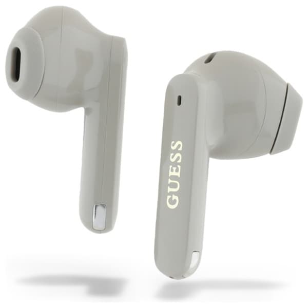 Guess In-Ear Hörlurar TWS Metalic Printed Logo - Guld