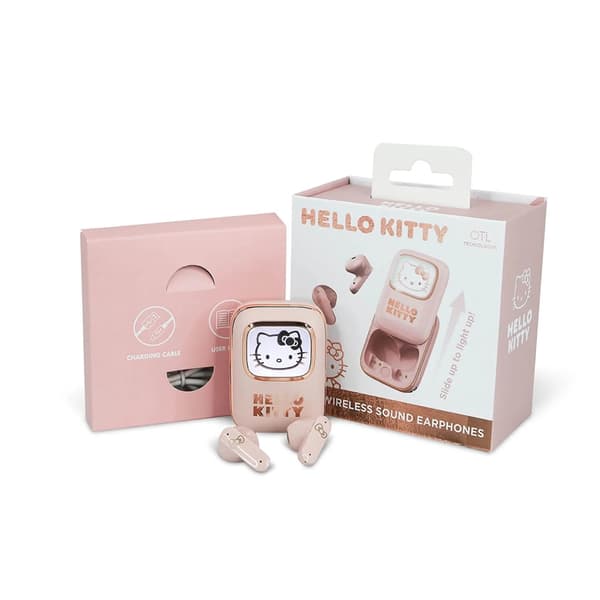 Hello Kitty TWS In-Ear Hörlurar Slide - Rosa