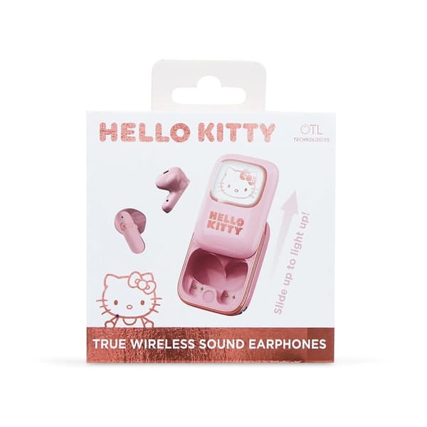 Hello Kitty TWS In-Ear Hörlurar Slide - Rosa