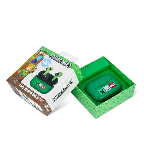 MINECRAFT TWS In-Ear Hörlurar - Grön