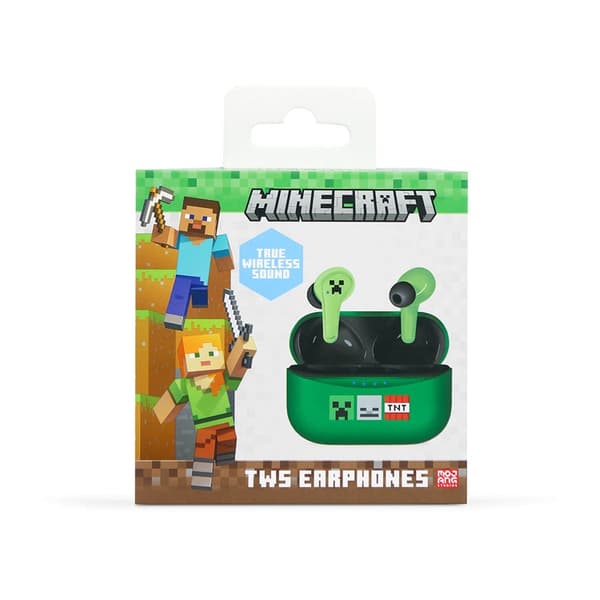 MINECRAFT TWS In-Ear Hörlurar - Grön