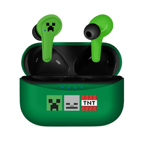 MINECRAFT TWS In-Ear Hörlurar - Grön