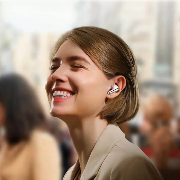 Joyroom TWS In-Ear Hörlurar Bluetooth 5.4 ANC ENC - Vit