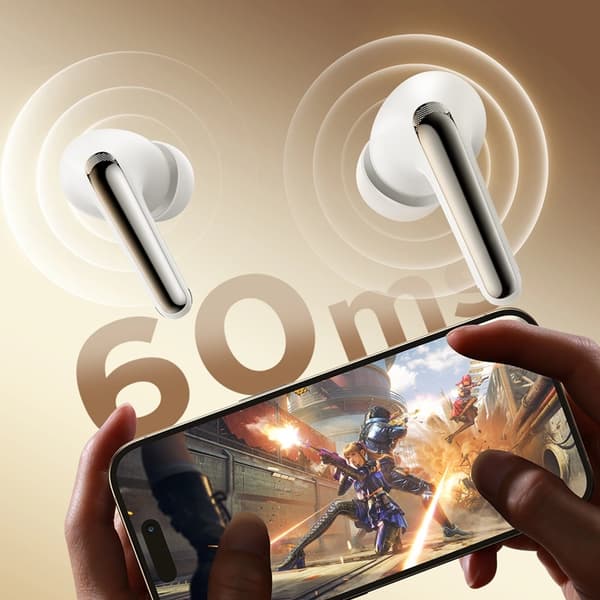 Joyroom TWS In-Ear Hörlurar Bluetooth 5.4 ANC ENC - Vit
