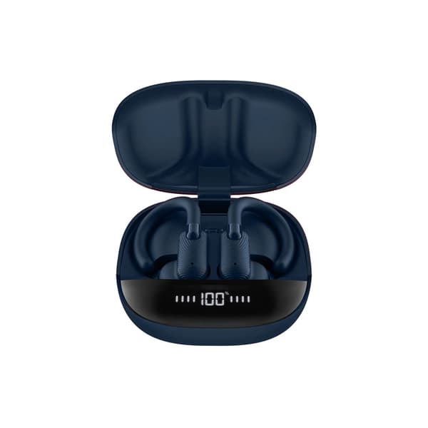 MIXX TWS In-Ear Hörlurar Sports Charge 2 Hook - Svart/Blå
