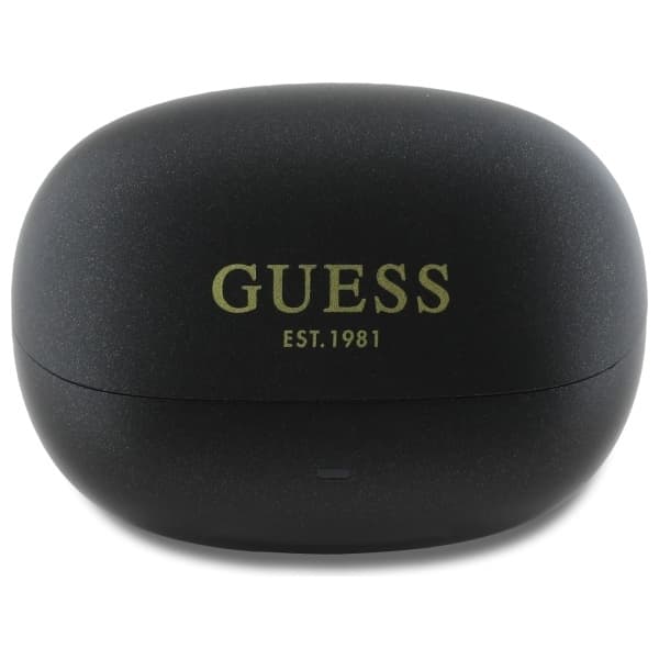 Guess TWS In-Ear Hörlurar Bluetooth Capsule Printed Logo - Svart