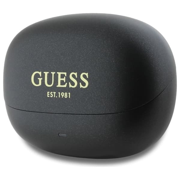 Guess TWS In-Ear Hörlurar Bluetooth Capsule Printed Logo - Svart