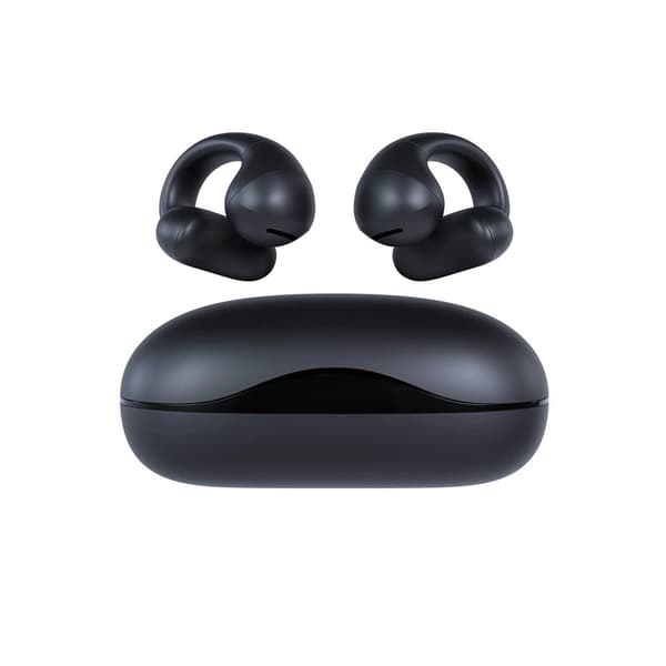 Happy Plugs TWS In-Ear Hörlurar Clip OWS - Svart