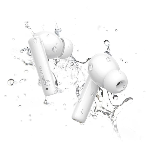 Ugreen TWS In-Ear Hörlurar Bluetooth 5.2 ANC HiTune T3 Active - Vit