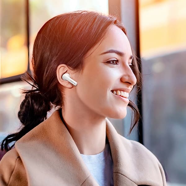 Ugreen TWS In-Ear Hörlurar Bluetooth 5.2 ANC HiTune T3 Active - Vit