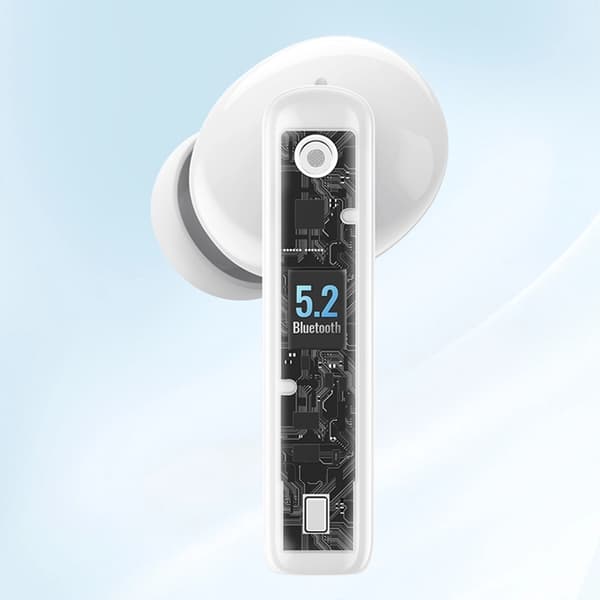 Ugreen TWS In-Ear Hörlurar Bluetooth 5.2 ANC HiTune T3 Active - Vit