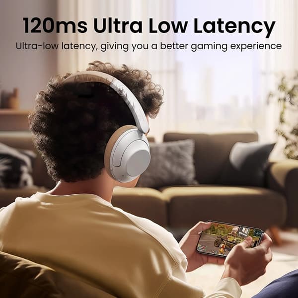 Ugreen HP202 HiTune Max5 Trådlösa On-Ear Hörlurar - Vit