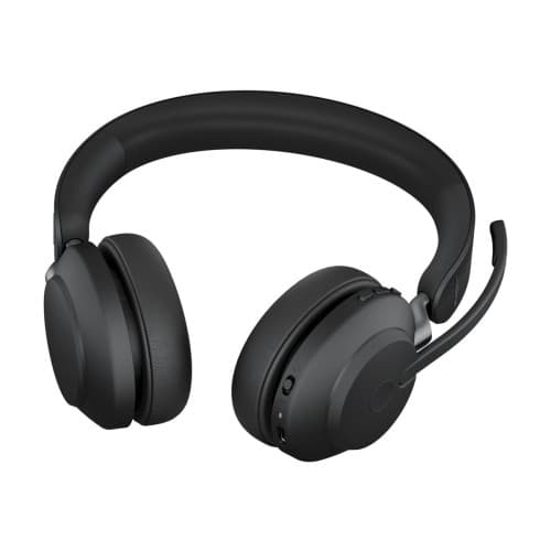 Jabra Evolve2 65 UC Stereo - headset - med laddningsställ