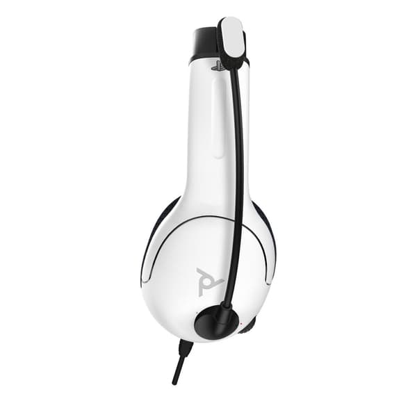 PDP Gaming LVL40 Stereo Gaming Headset - PS4 & PS5 - Officielt licenseret - Hvid