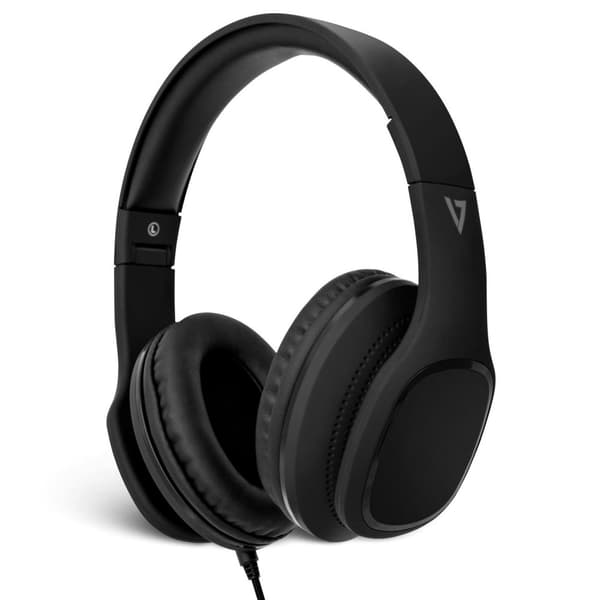 V7 HA701-3EP Hovedtelefon/Headset Hovedtelefoner Hovedbøjle 3,5 mm stik sort