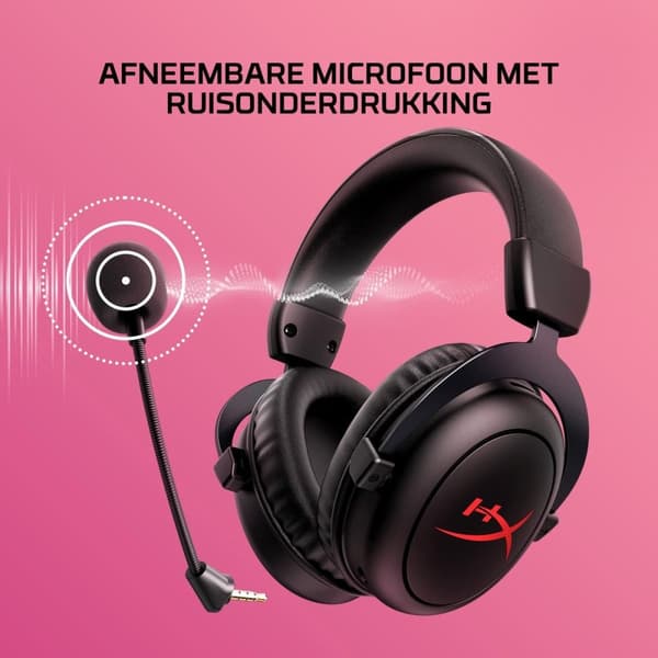HyperX Cloud II Core - Trådlöst spelheadset - Svart