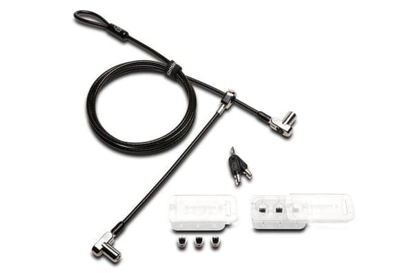 Kensington Universal 3-i-1 kabellås - Twin Lockheads - Sikkerhedskabellås - 1,8 m