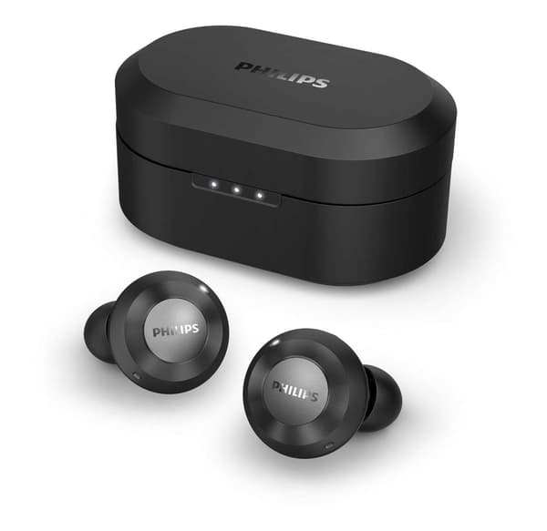 Philips TAT8505BK - Ægte trådløse hovedtelefoner med mikrofon - i øret - Bluetooth - aktiv støjreduktion