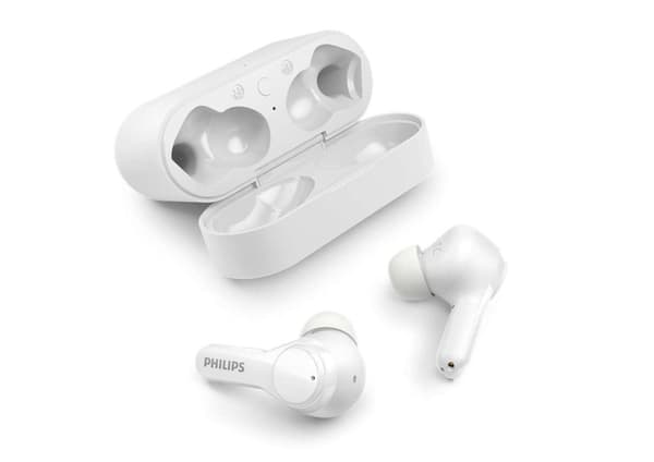 Philips TAT3217WT - ægte trådløse hovedtelefoner med mikrofon - i øret - Bluetooth - hvid