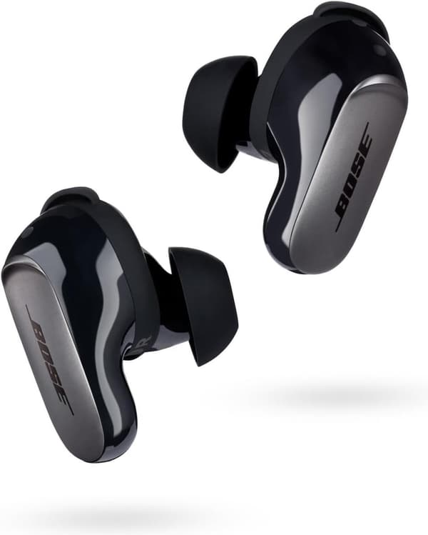 Bose QuietComfort Earbuds Ultra - Premium Noise Cancelling In-Ear Bluetooth Earbuds - Sort