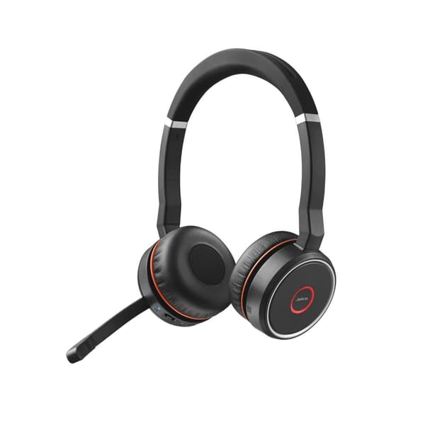 GN Jabra Jabra Evolve 75 MS Stereo - Kuulokkeet - korvaan - Bluetooth - langaton - aktiivinen melunvaimennus - USB (7599-832-109)