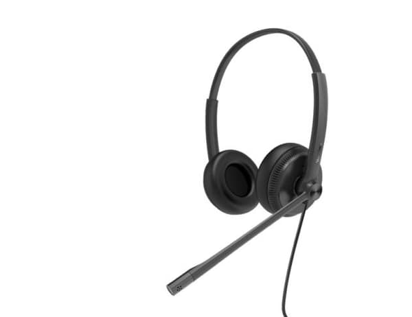 Yealink Headset YHS34 Dual - to-øre hovedtelefoner - med RJ tilslutningskabel