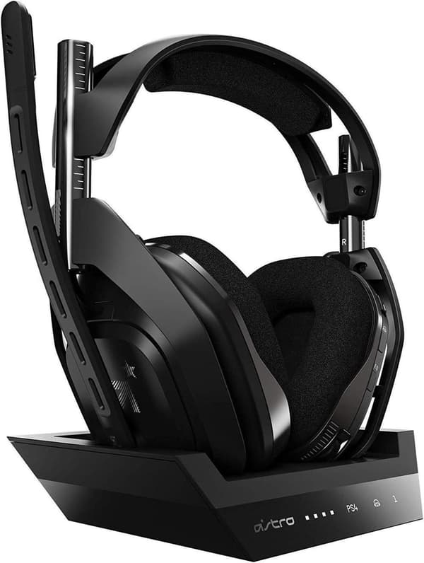 ASTRO A50 Trådlöst Gamingheadset och Laddningsstation 4:e Gen PS5 PS4, PC Svart