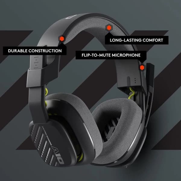 ASTRO A10 Gaming Headset Gen 2 - Kablet Headset - Sort