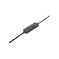 Miniatyrbillede 3 af 4: Headset - Kablet - Logitech - H650E - Stereomikrofon - Grå