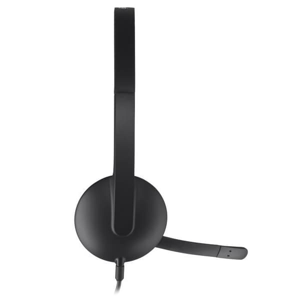 Logitech H340 PC Headset - Stereokuulokkeet - Langallinen USB ja pyörivä melunvaimennusmikrofoni