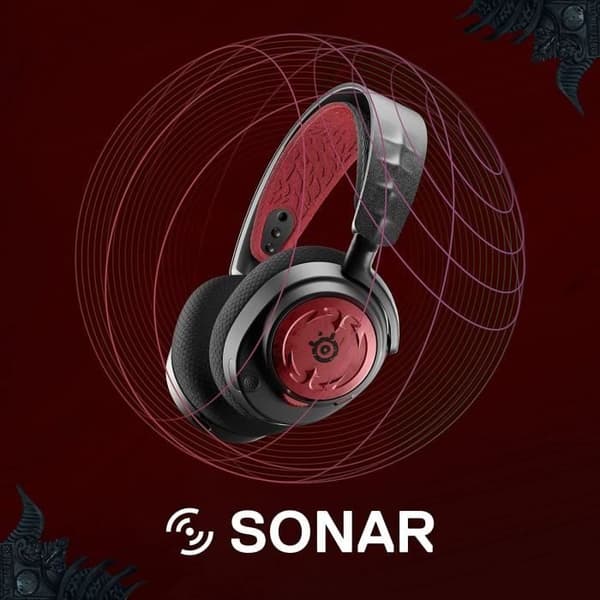 Monialustaiset langattomat pelikuulokkeet - STEELSERIES - ARCTIS NOVA 7: DIABLO IV EDITION - Punainen ja musta