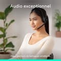 Miniatyrbillede 3 af 6: Headset - Trådløst - Logitech - Zone 300 - Sort