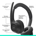 Miniatyrbillede 6 af 6: Headset - Trådløst - Logitech - Zone 300 - Sort