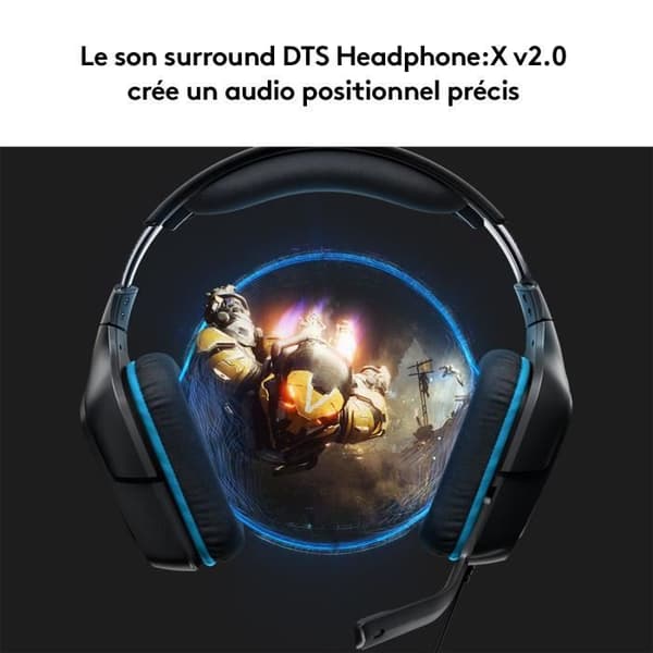 LOGITECH G432 Kablet Gaming Headset med 7.1 Surround Sound