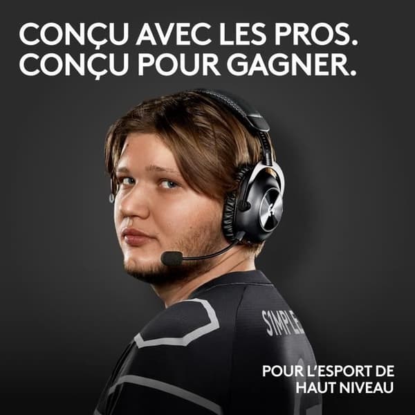 Logitech G Pro X 2 Trådlöst Gamingheadset med Mikrofon – Svart