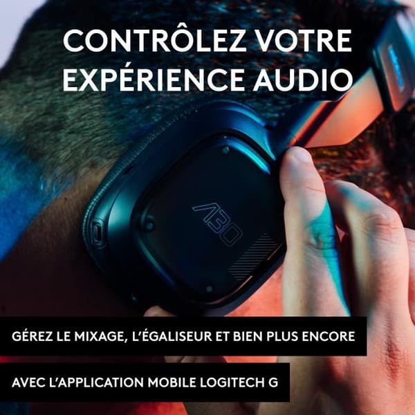 Gaminghjelm - Astro - A30 - til PS. PC. mobil - marineblå
