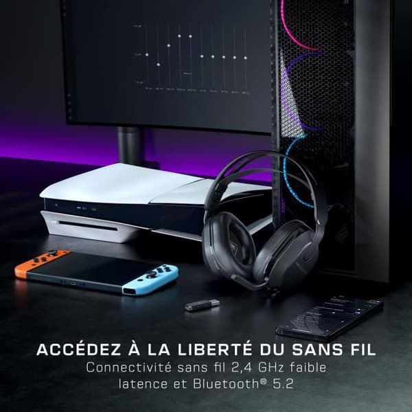 Trådløst gamingheadset - TURTLE BEACH - Stealth™ 500 PC - Sort