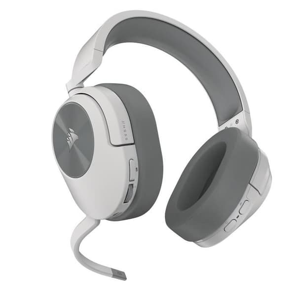 CORSAIR HS55 Trådlöst Gamingheadset - Dolby Audio 7.1 Surroundljud - Vit